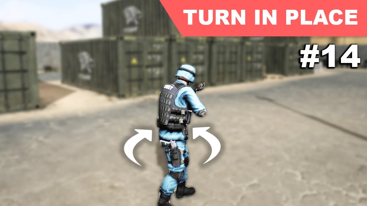 Unreal Third Person Shooter #14 - Turn in place animations