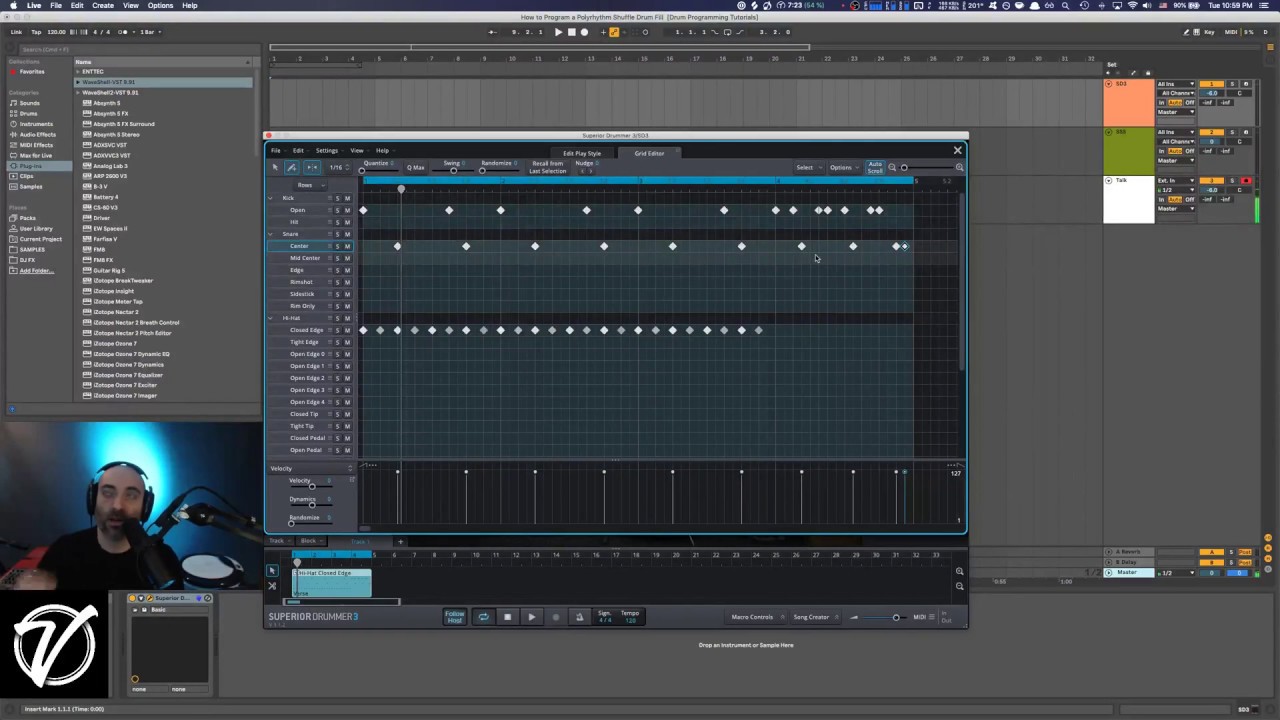 How to Program a Polyrhythm Shuffle Drum Fill