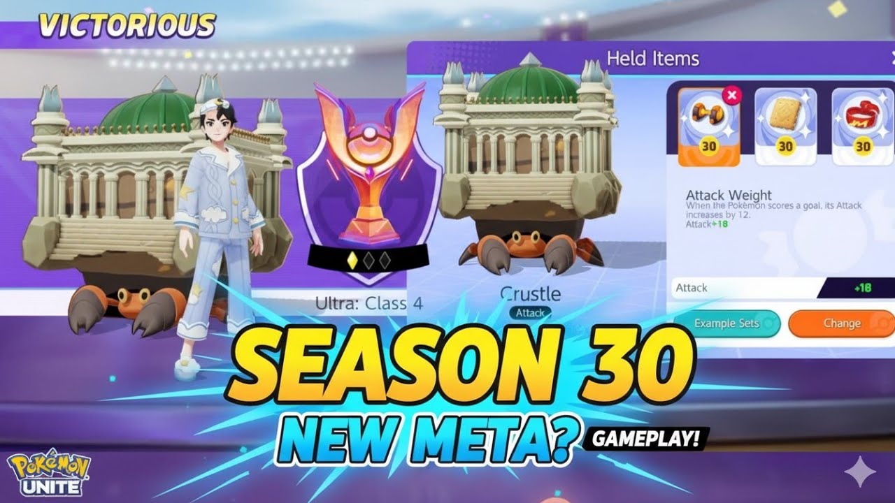 Crustle 🎩 Season 30 Guide: The Best Held Items & Builds for Ranked  🎖️