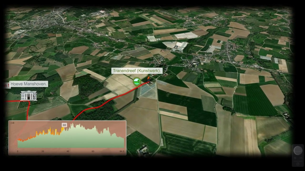 Old Skool - Haspengouw(fiets)route 2023 on satellite map !