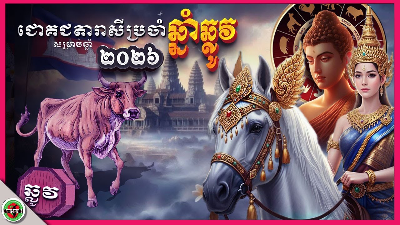 ជោគជតារាសីឆ្នាំឆ្លូវសម្រាប់ឆ្នាំ២០២៦ បើចង់បានសំណាងទាំងនេះ| Year of Oxen's Khmer Horoscope in 2026.