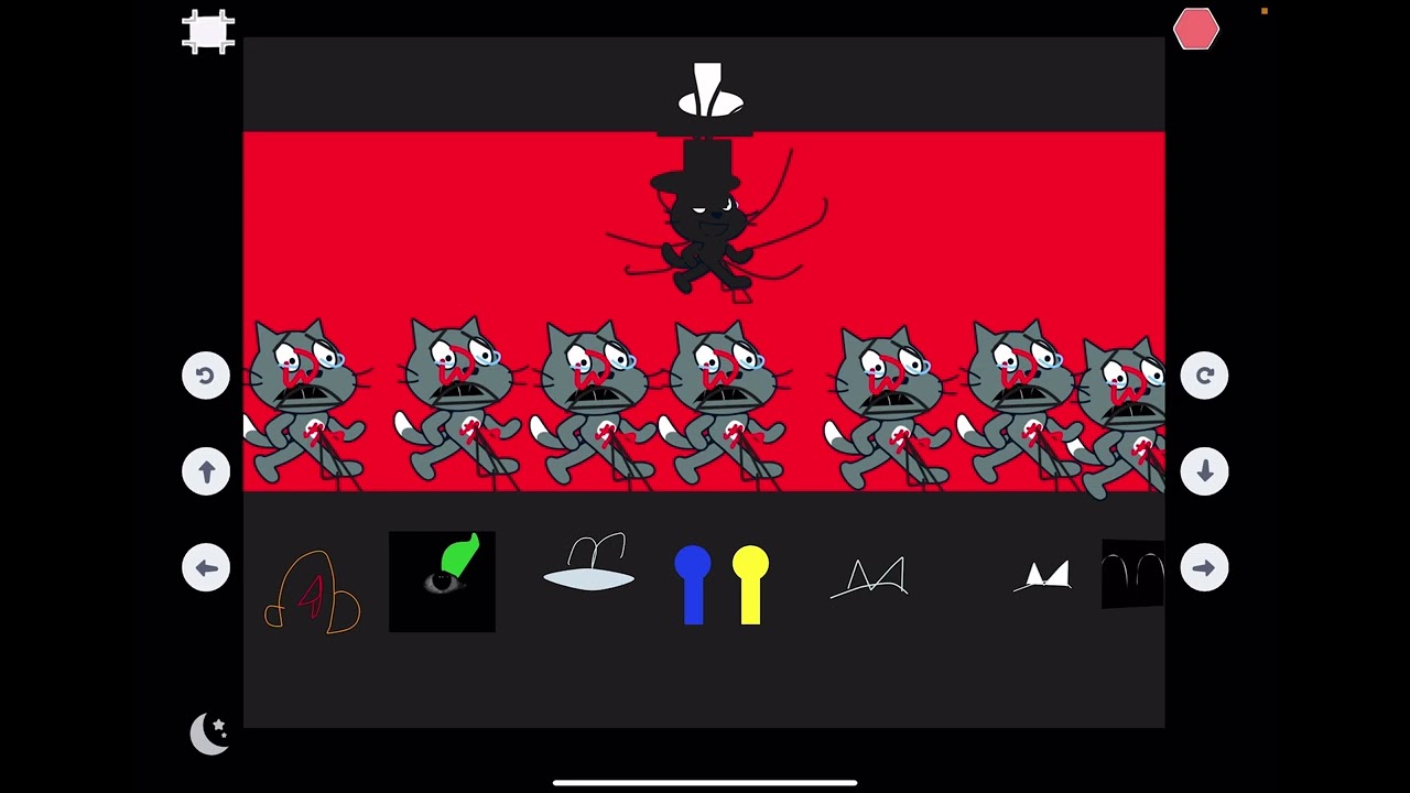 I made Sprunki phase 4 in ScratchJr.