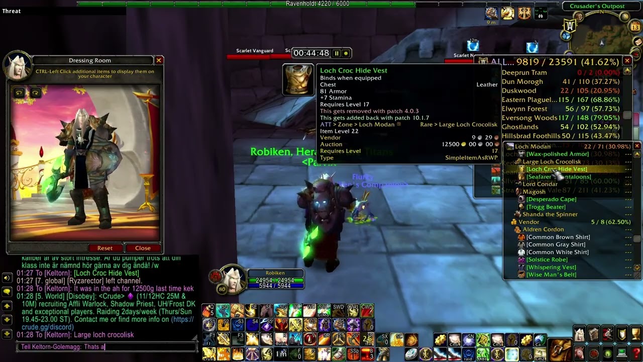 1 hour of farm for the rarest cloak in the game (speed up) - WoW WotLK Classic