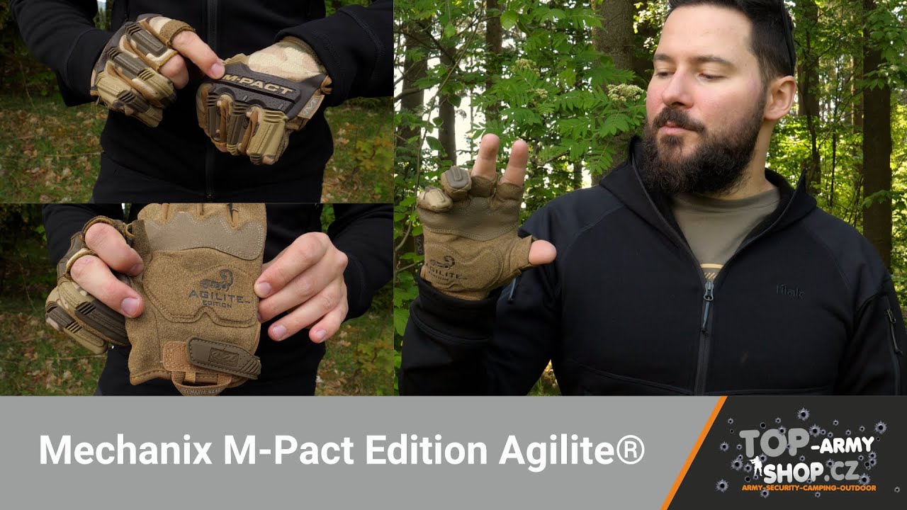 Rukavice Mechanix M Pact Edition Agilite® Promyšlené a povedené! Rigad
