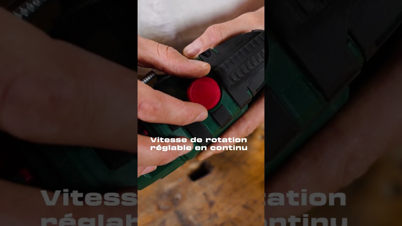 Bois, béton, métal ? Aucun problème pour notre perceuse à percussion 😉💪 