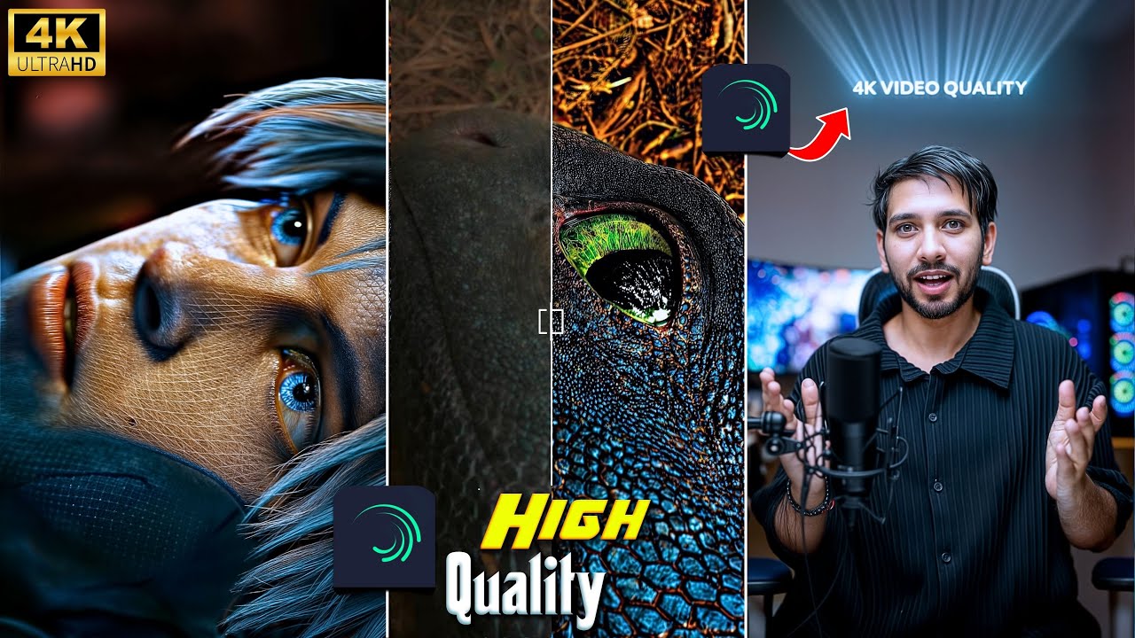 Trending 4K 8K 16K Video Editing In Alight Motion | Ultra HD Quality Video Editing | 4k tutorial