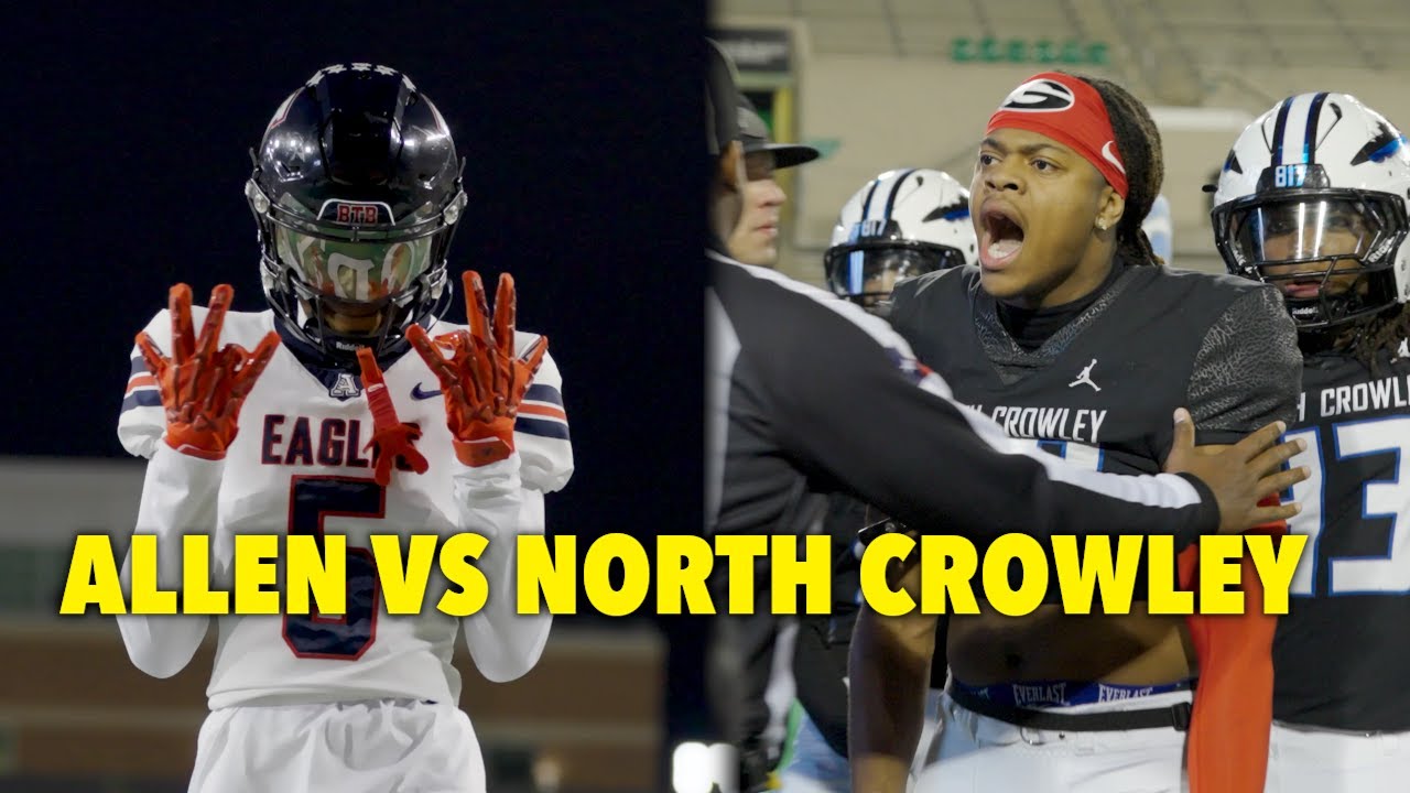 TRASH TALK WHOLE GAME!! #2 Allen vs #7 North Crowley 2025