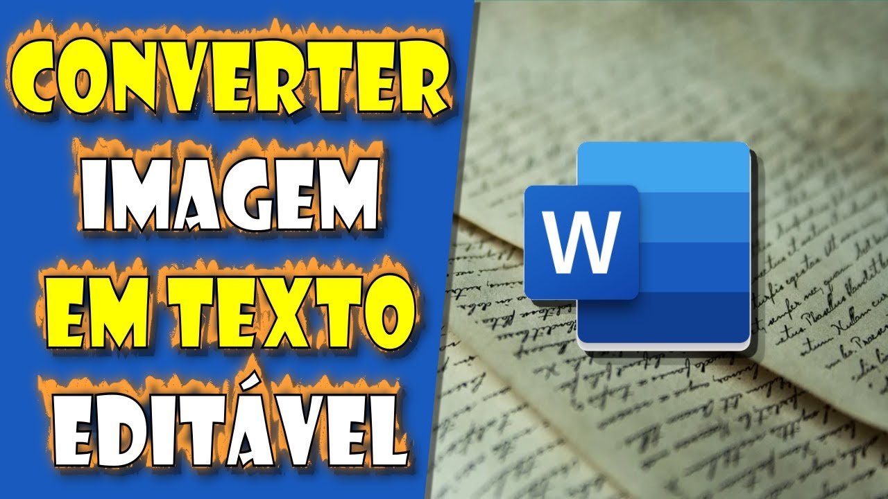 Como CONVERTER uma IMAGEM em TEXTO EDITÁVEL no Word