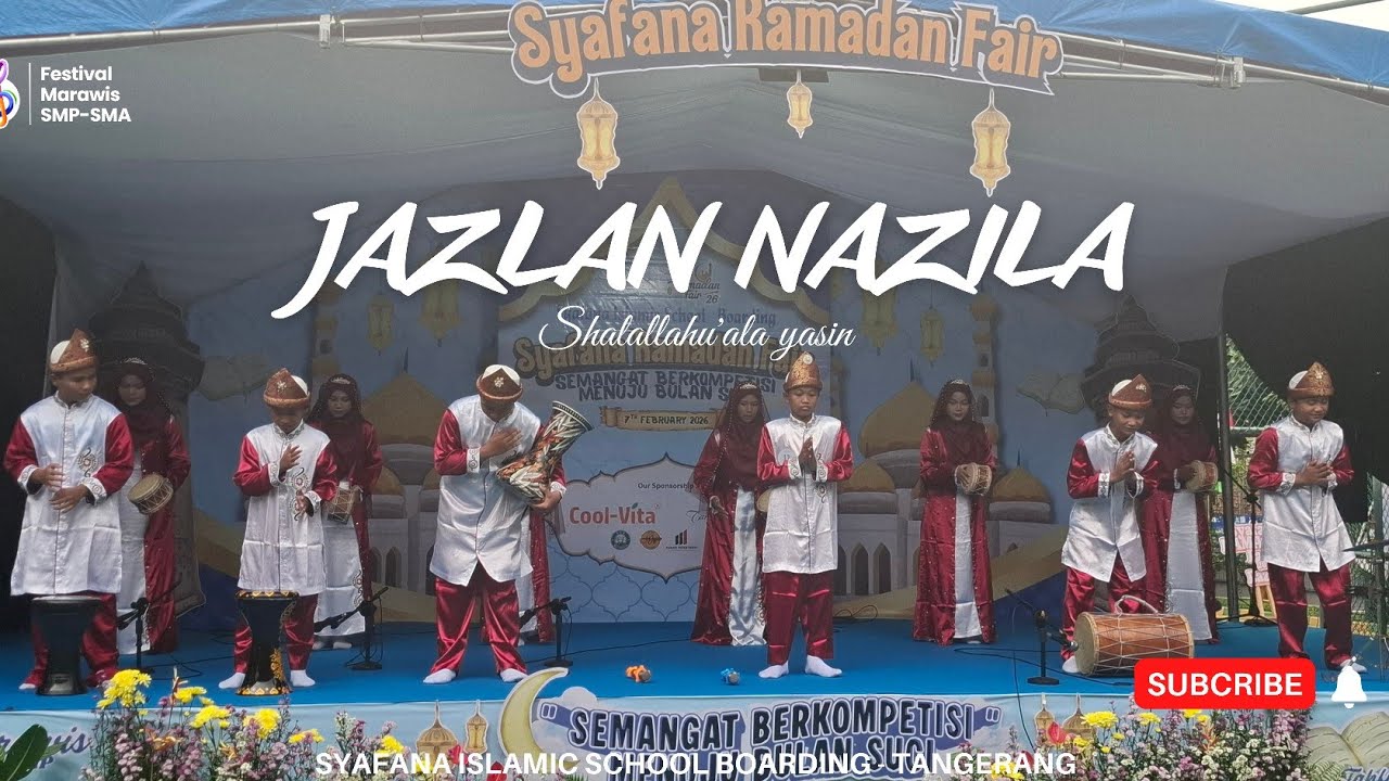 JAZLAN NAZILA J1 ||  SYAFANA RAMADHAN FAIR TANGERANG 2026 #marawis 