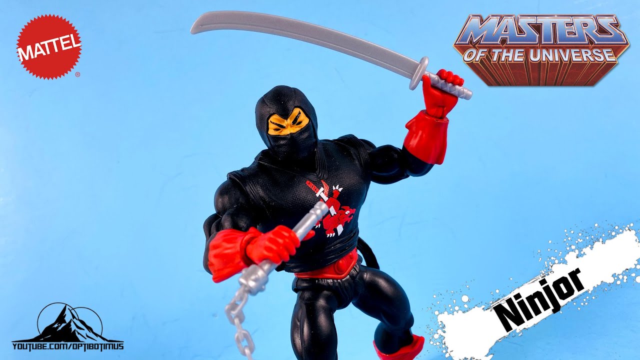 Mattel Masters of the Universe Origins NINJOR Video Review