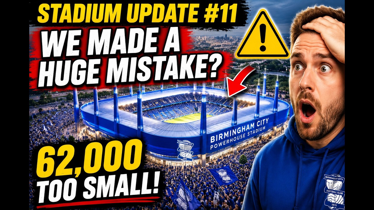 STADIUM UPDATE #11 | Have BCFC Made A Huge Mistake? Is 62,000 Too Small?