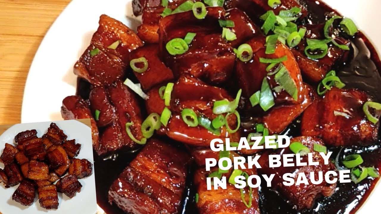 Pork Belly Recipe || Glazed Pork Belly In Soy Sauce || Pork Recipe