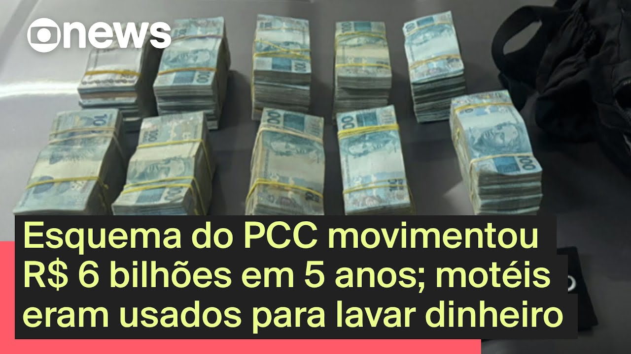 Esquema do PCC movimentou R$ 6 bilhões em 5 anos
