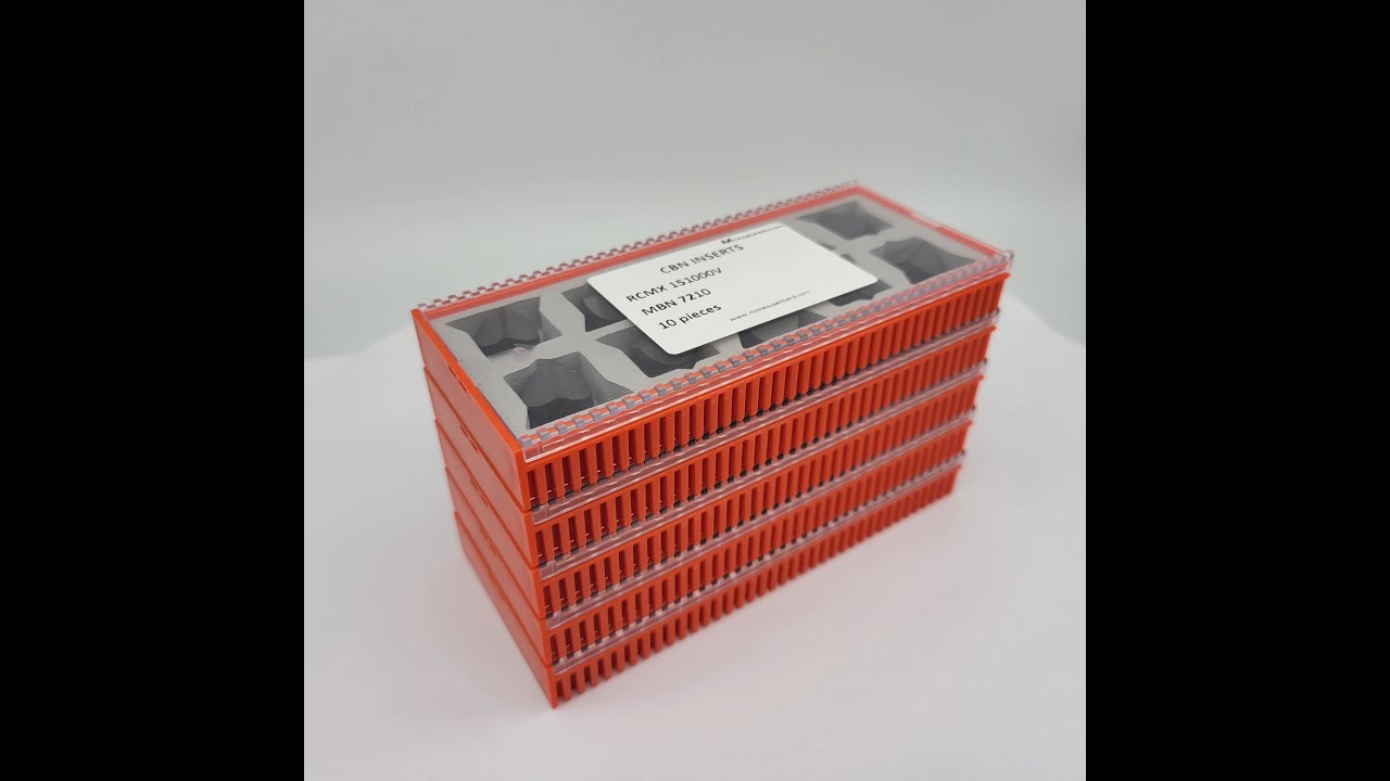 Solid CBN Inserts for Hard Turning Cast Iron and Hardened Steel