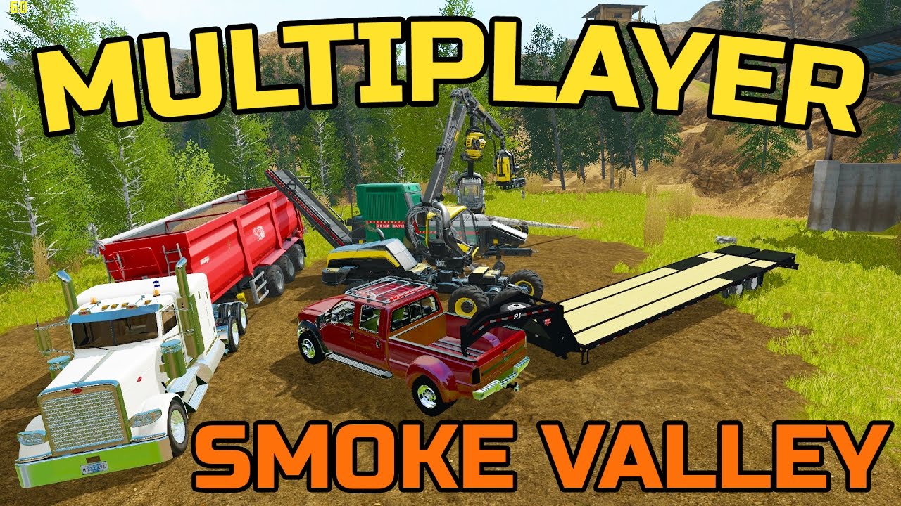 FARMING SIMULATOR 2017 | MULTIPLAYER LOGGING | SMOKE VALLEY LOGGING MAP