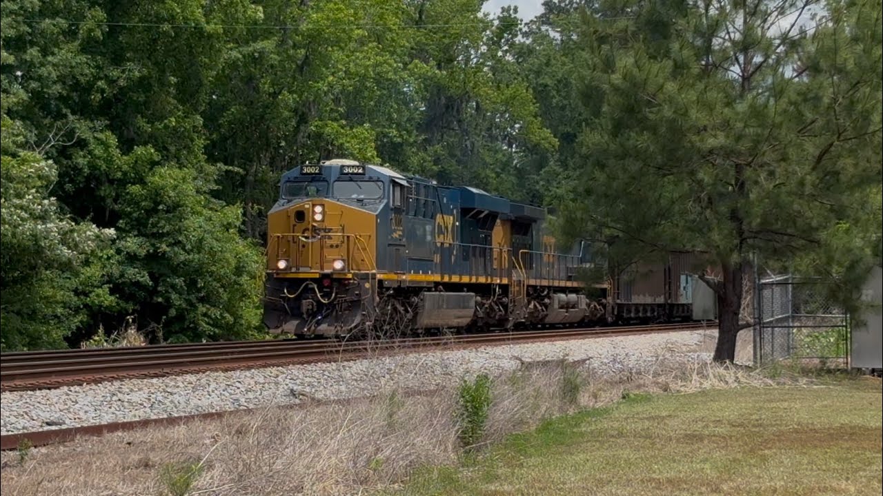 CSXT M691-25 Takes Off From Richmond Hill, GA