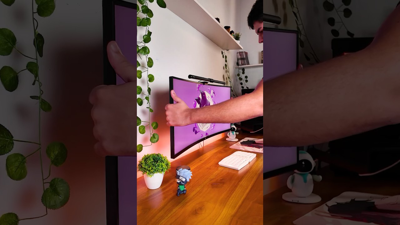 Coloquei um Suporte Articulado no meu Monitor