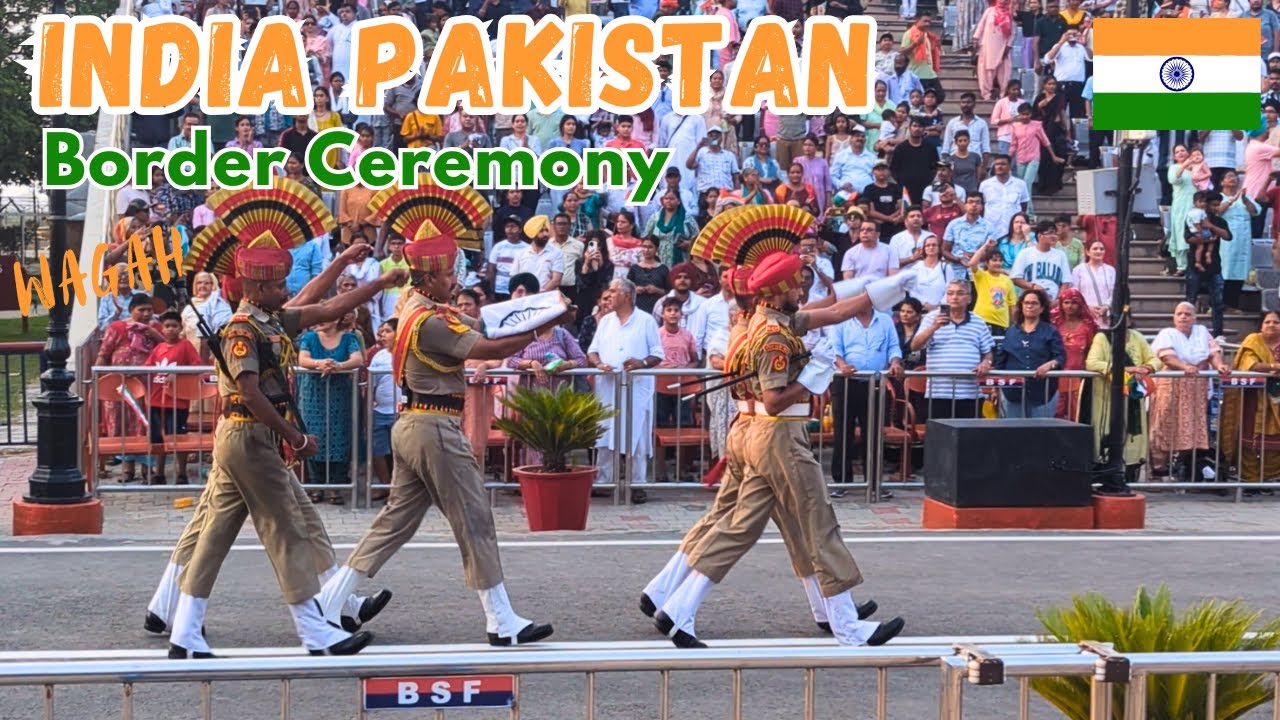 Most INTENSE Border Ceremony in the World? ATTARI 🇮🇳 WAGAH 🇵🇰