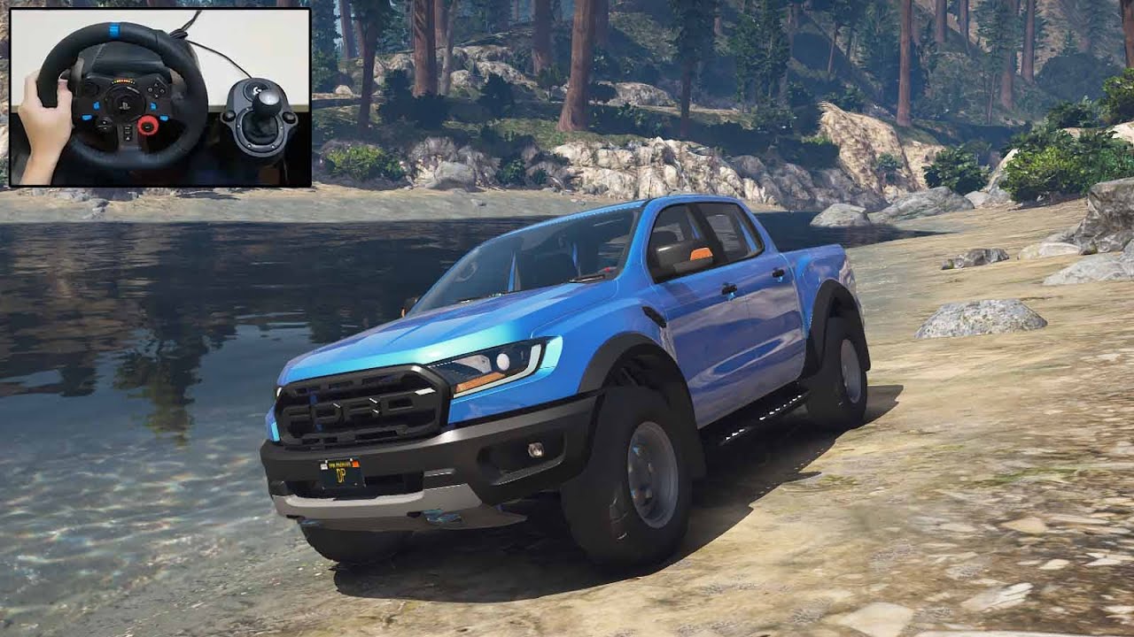 GTA 5 - Ford Ranger Raptor - Realistic Offroading - Logitech G29 Gameplay - Steering Wheel + Shifter