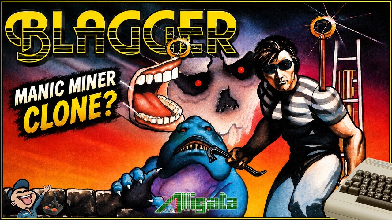 BLAGGER &ndash; Commodore 64 (1983) | Antony Crowther's Classic Single-Screen Platformer