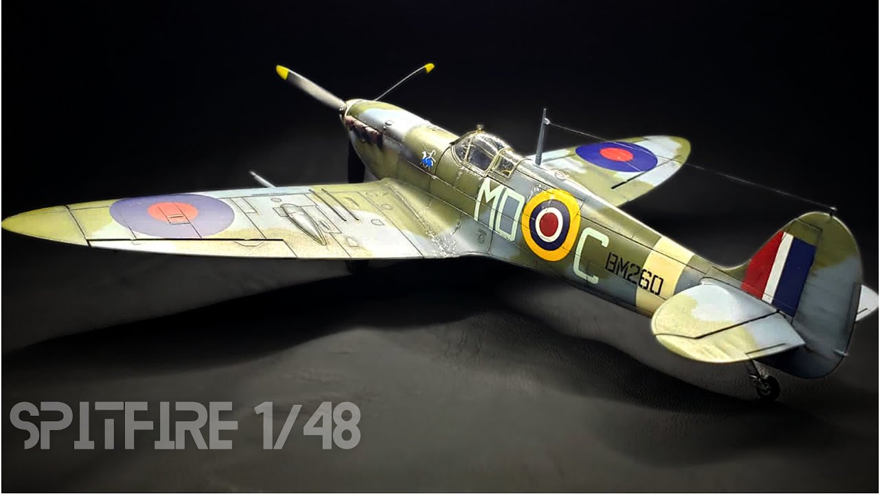 Supermarine  SPITFIRE Mk Vb | AIRFIX 1/48 | Full Build | AIRCRAFT MODEL