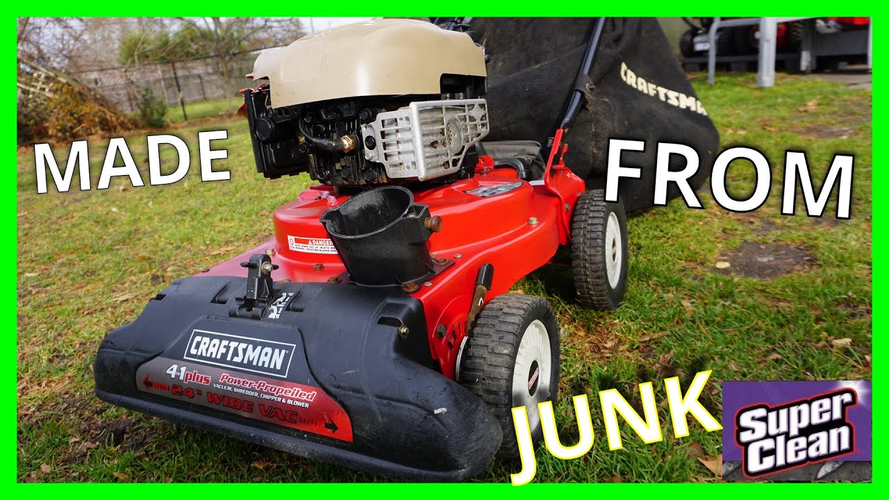 Craftsman~ Lawn Leaf Vacuum Chipper (Yard Vacuum) Made From Junk Parts