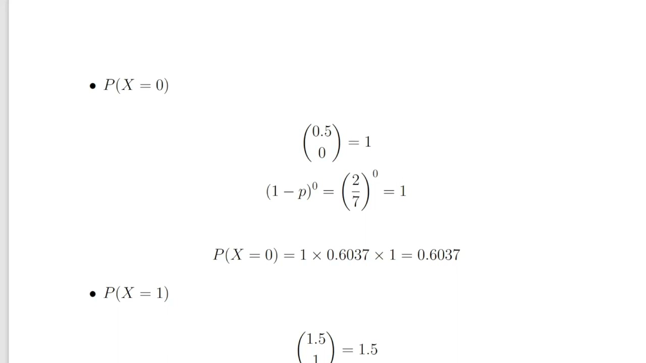 Negative Binomial Distribution - Worked Example