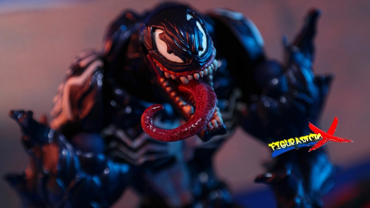 Review Venom Revoltech Amazing Yamaguchi Ame Comi Kaiyodo Marvel Action Figure Revision Español