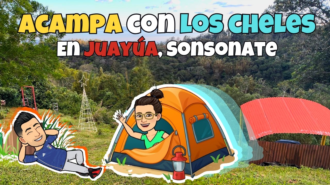 🌄 Nuestra primera noche acampando en El Salvador – ¡No creerás lo que vivimos!