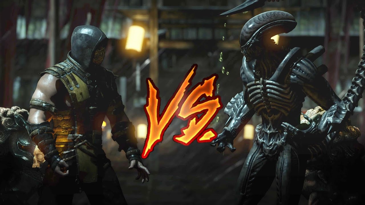Mortal Kombat X - Scorpion Vs. Alien (VERY HARD)