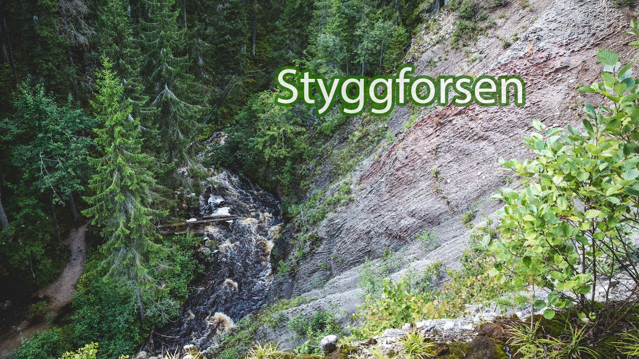 Styggforsen - водопад и тролльский лес