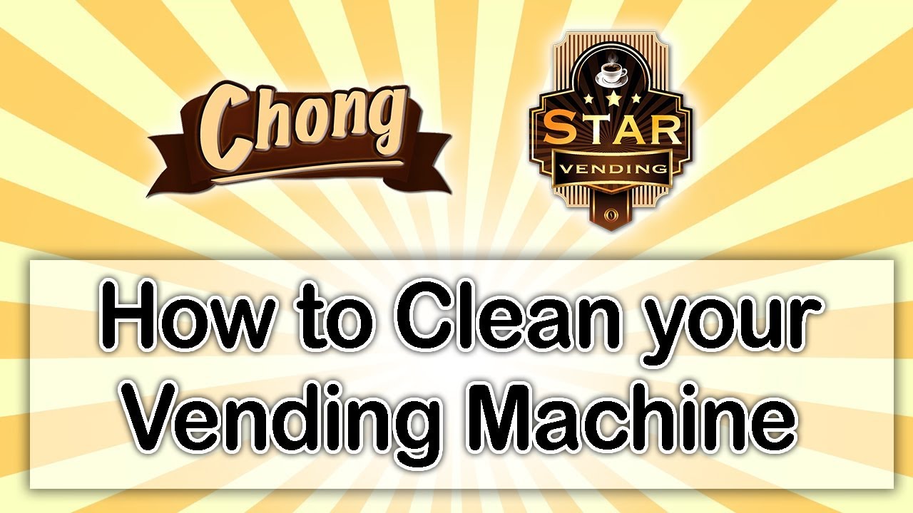 Chong Cafe Phils: How to Clean Vending Machine