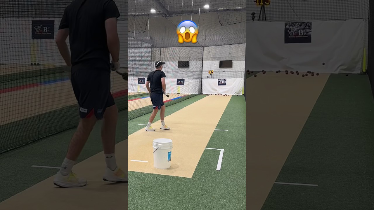 Predicting sidearm speeds! 😳 #cricket