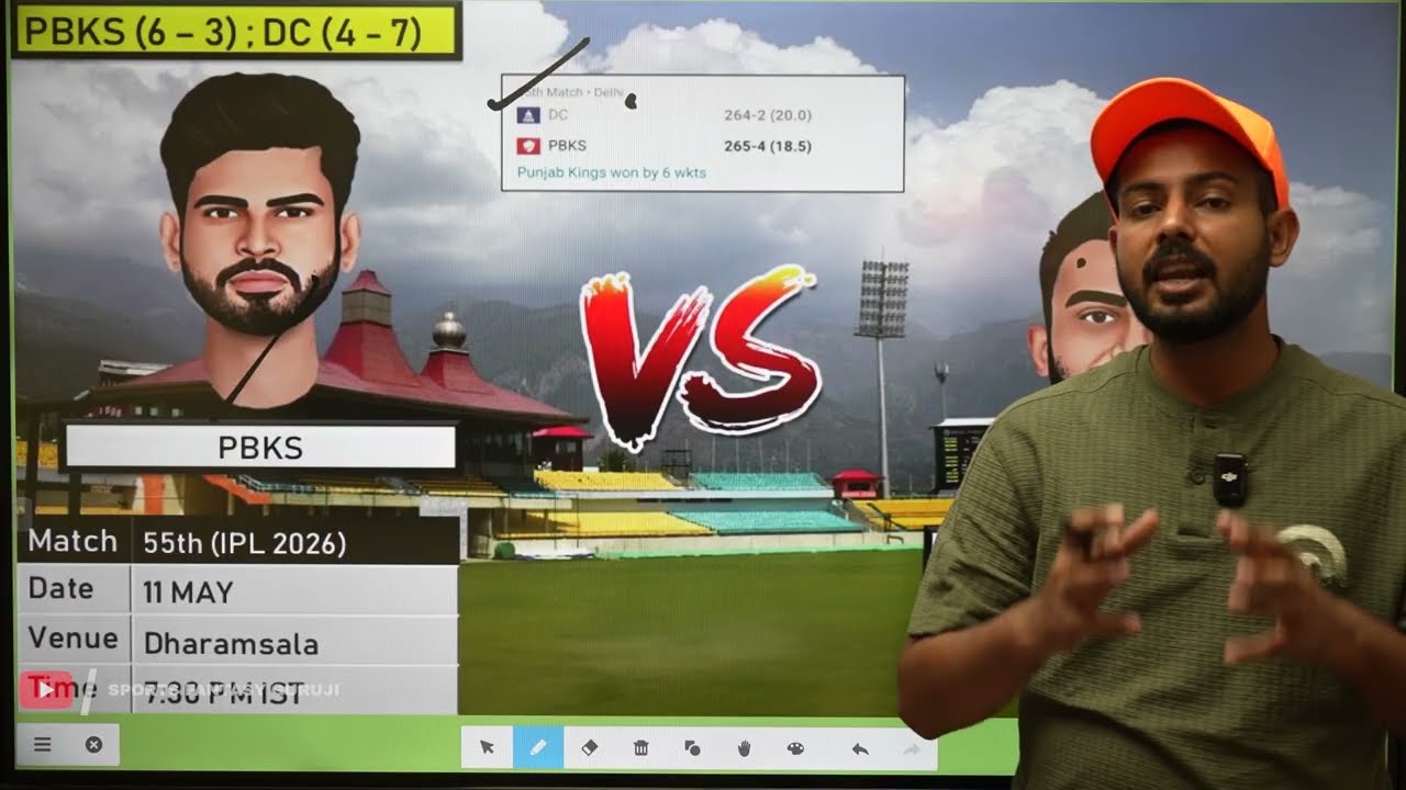 PBKS vs DC Today Match Dream11 Prediction | Punjab Kings vs Delhi Capitals 2026 | Match 55