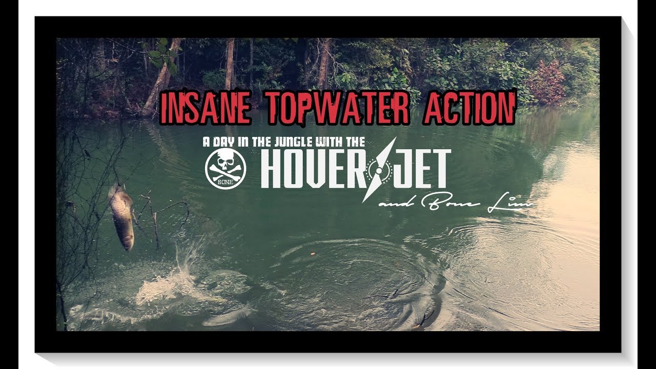 INSANE JUNGLE TOPWATER ACTION with the BONE Hoverjet 130F