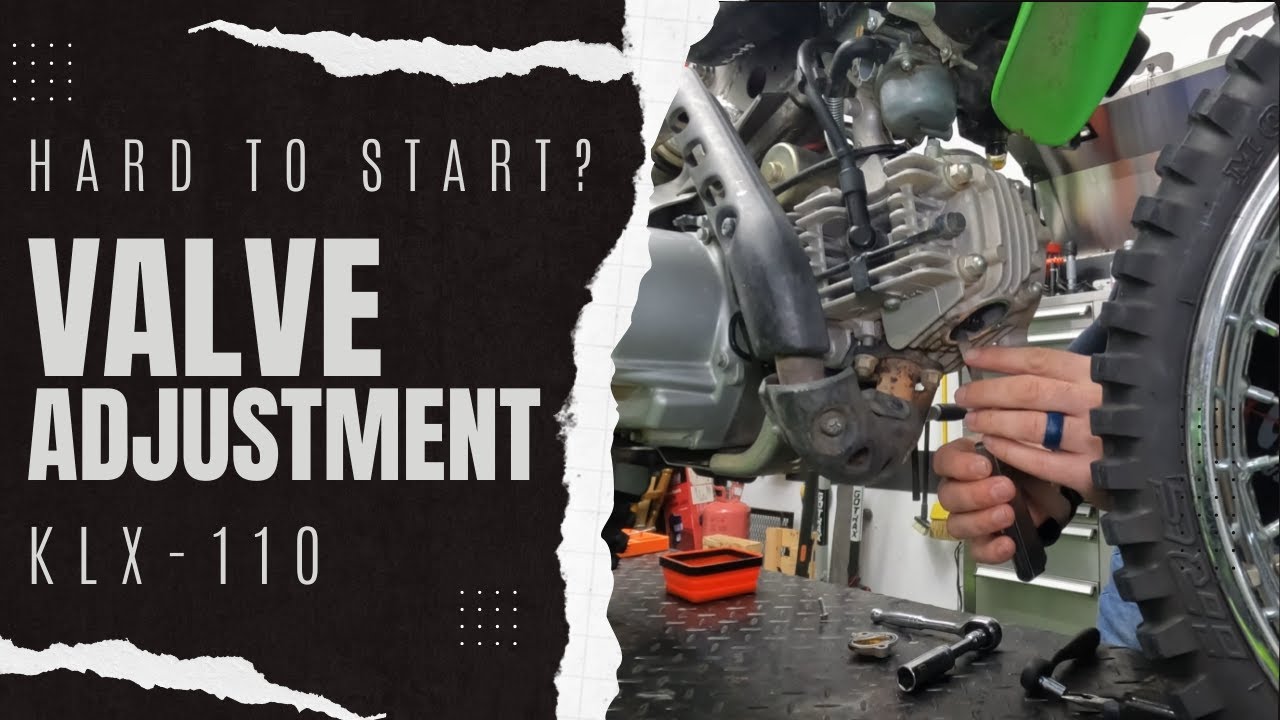 Step-By-Step Valve Adjustment on a 2019 KLX110