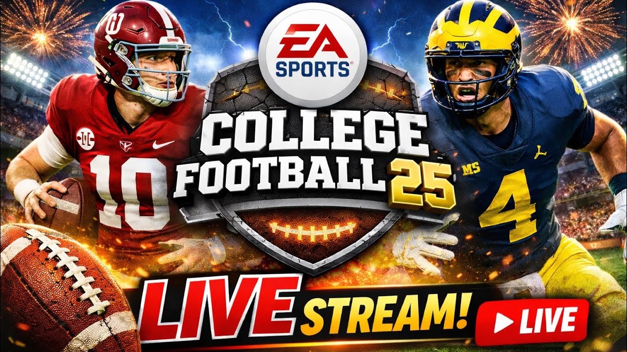 COLLEGE FOOTBALL 25 LIVE: GAMEPLAY ROAD TO GLORY CHAOS