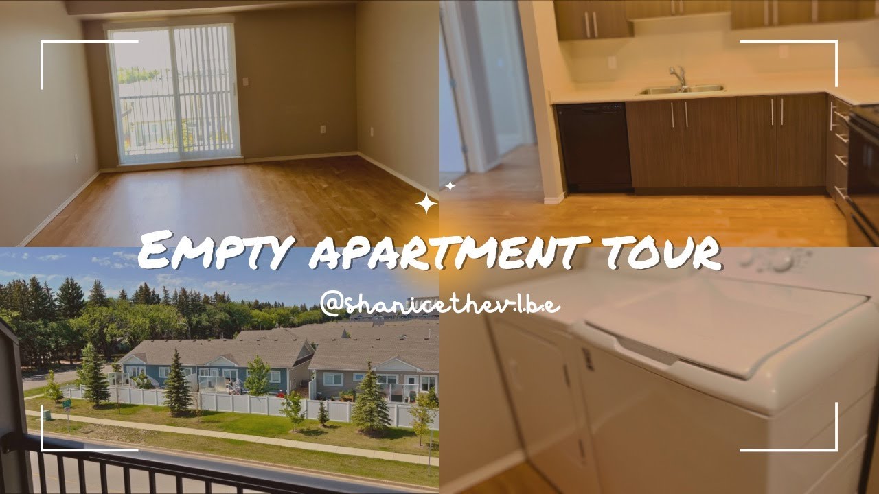 EMPTY APARTMENT TOUR /2 BEDROOM APARTMENT IN SASKATOON ,CANADA 🇨🇦 2023