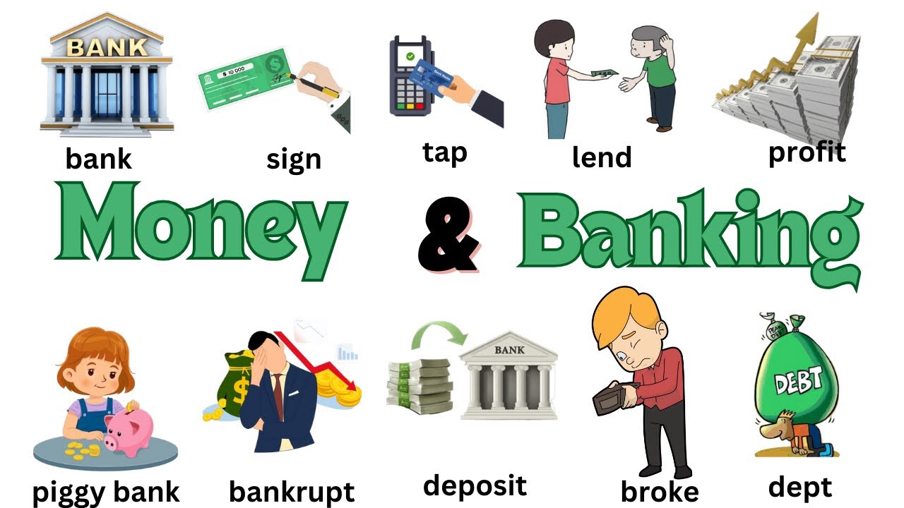 Advanced banking vocabulary || Money and banking || Finance vocabulary in English