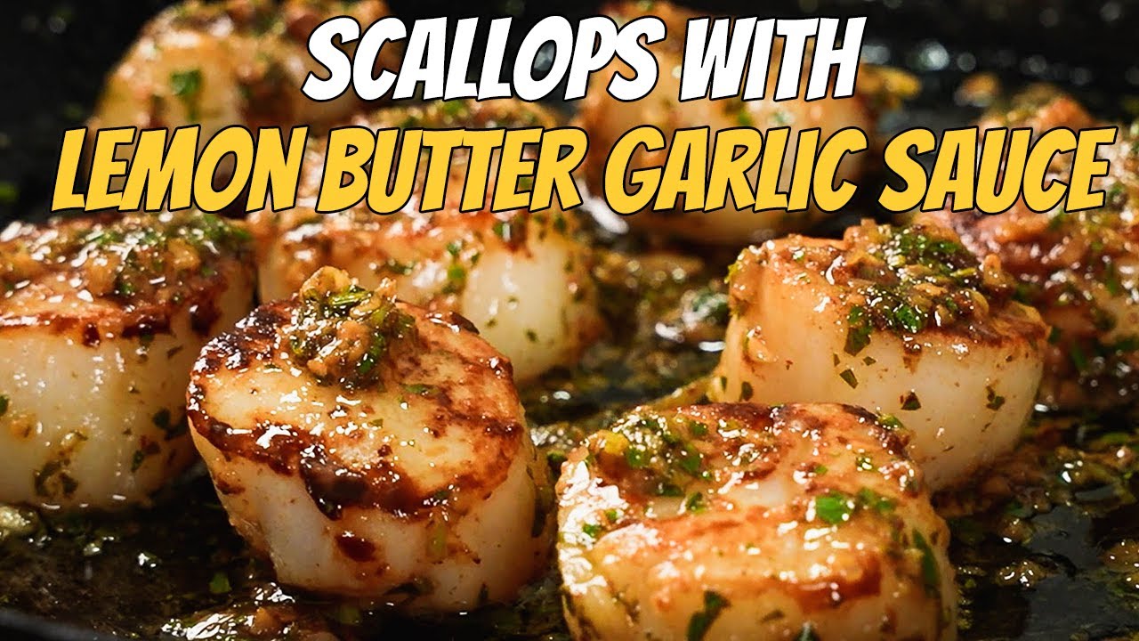How To Make Perfectly Seared Scallops With Lemon Butter Garlic Sauce