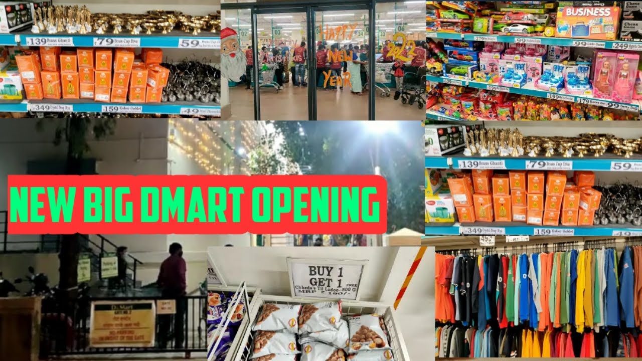 Dmart 35,000 sq ft spread across two floors, Goregaon Dmart,Dmart New Year offer, Full Dmart Vlog.