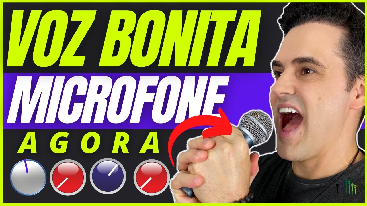 Como usar, segurar e regular o microfone para cantar e deixar a VOZ BONITA na hora de cantar[AGORA!]