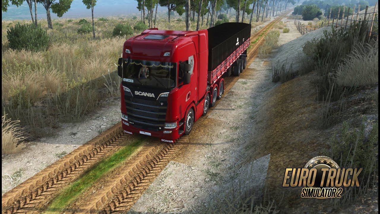 NEW MAPA OESTE BAIANO ETS2 | Offroad TRUCK Driving |  Logitech g29 gameplay