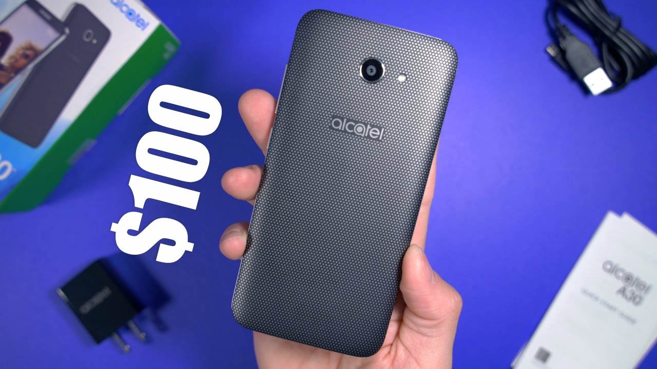 Alcatel A30 - The $100 Android Nougat Smartphone!