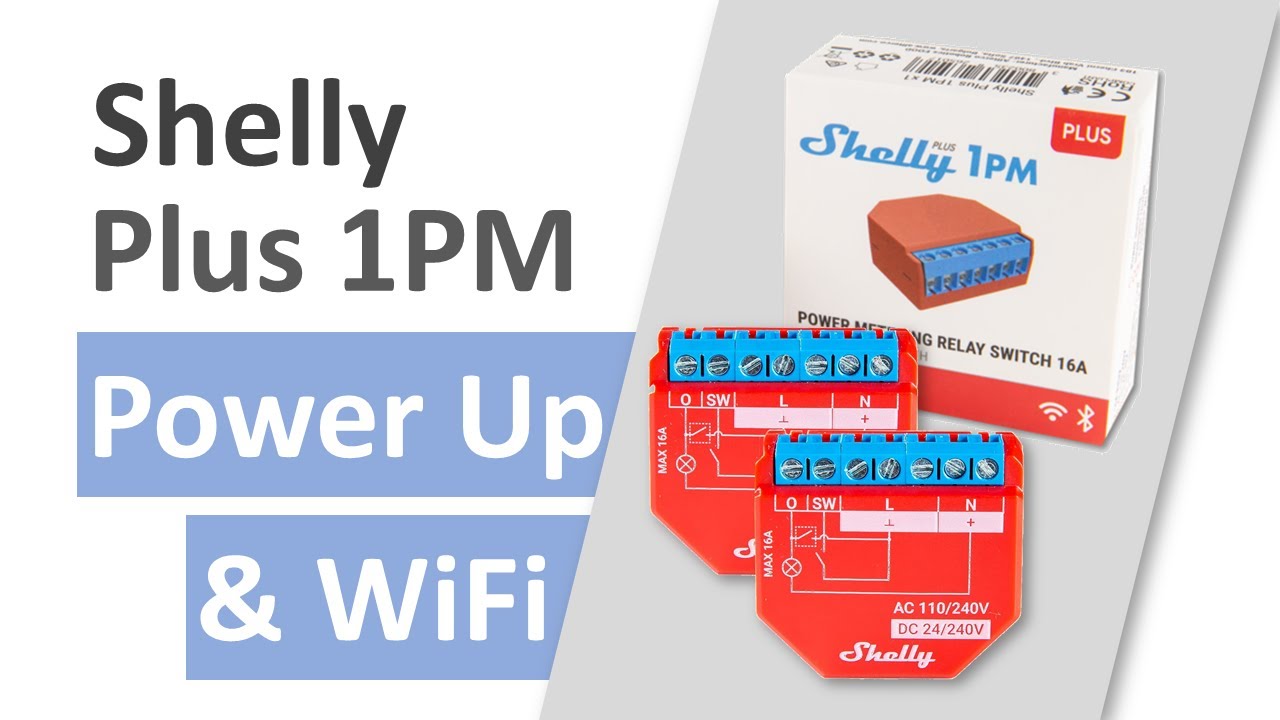 Включите и подключите Shelly Plus в 13:00 к домашней сети