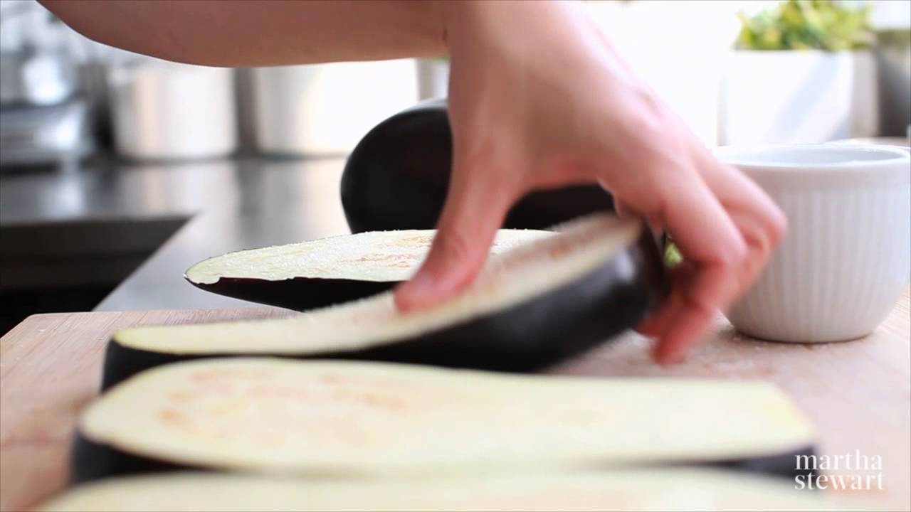 Salting Eggplant - Kitchen Wisdom - Martha Stewart