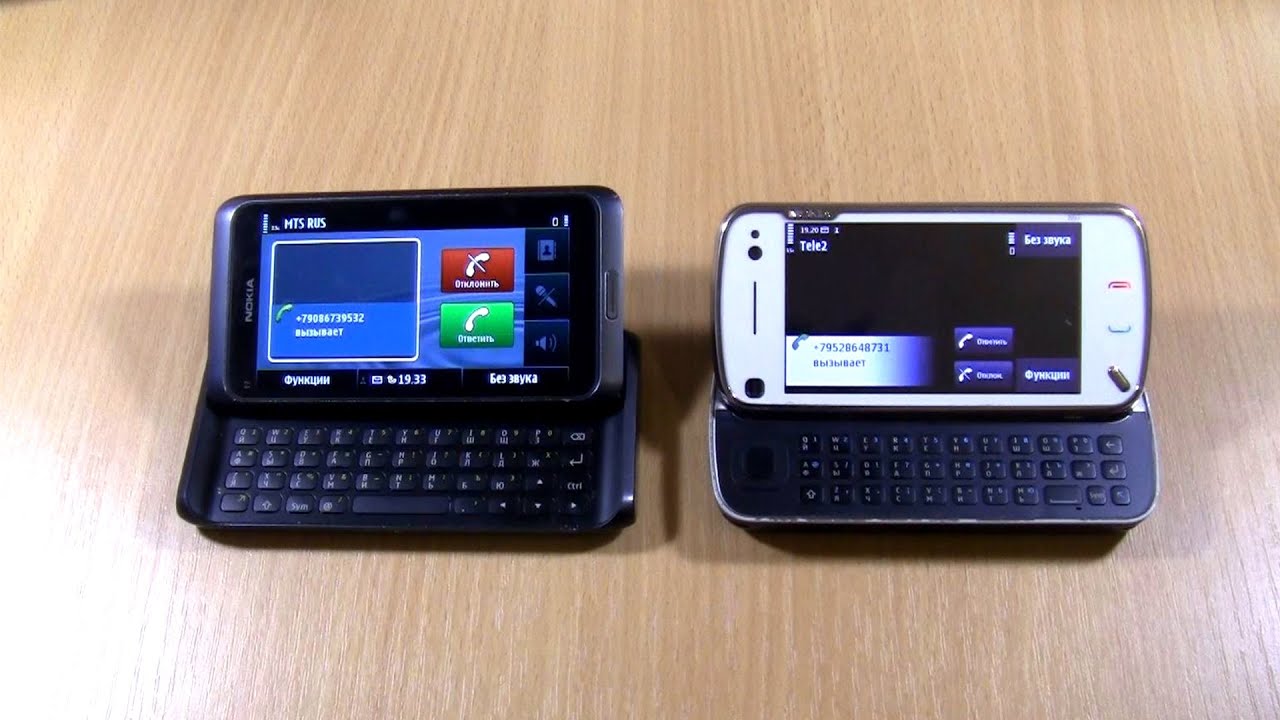 NOKIA E7 & NOKIA N97 Incoming Call