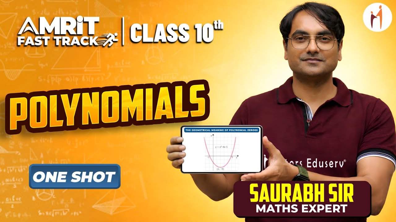 Complete Polynomials in One Shot | CBSE Class 10 | Amrit Fast Track || Mentors Eduserv