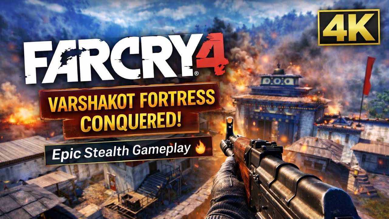 Far Cry 4 – Varshakot Fortress Conquered! Epic Stealth Gameplay 🔥
