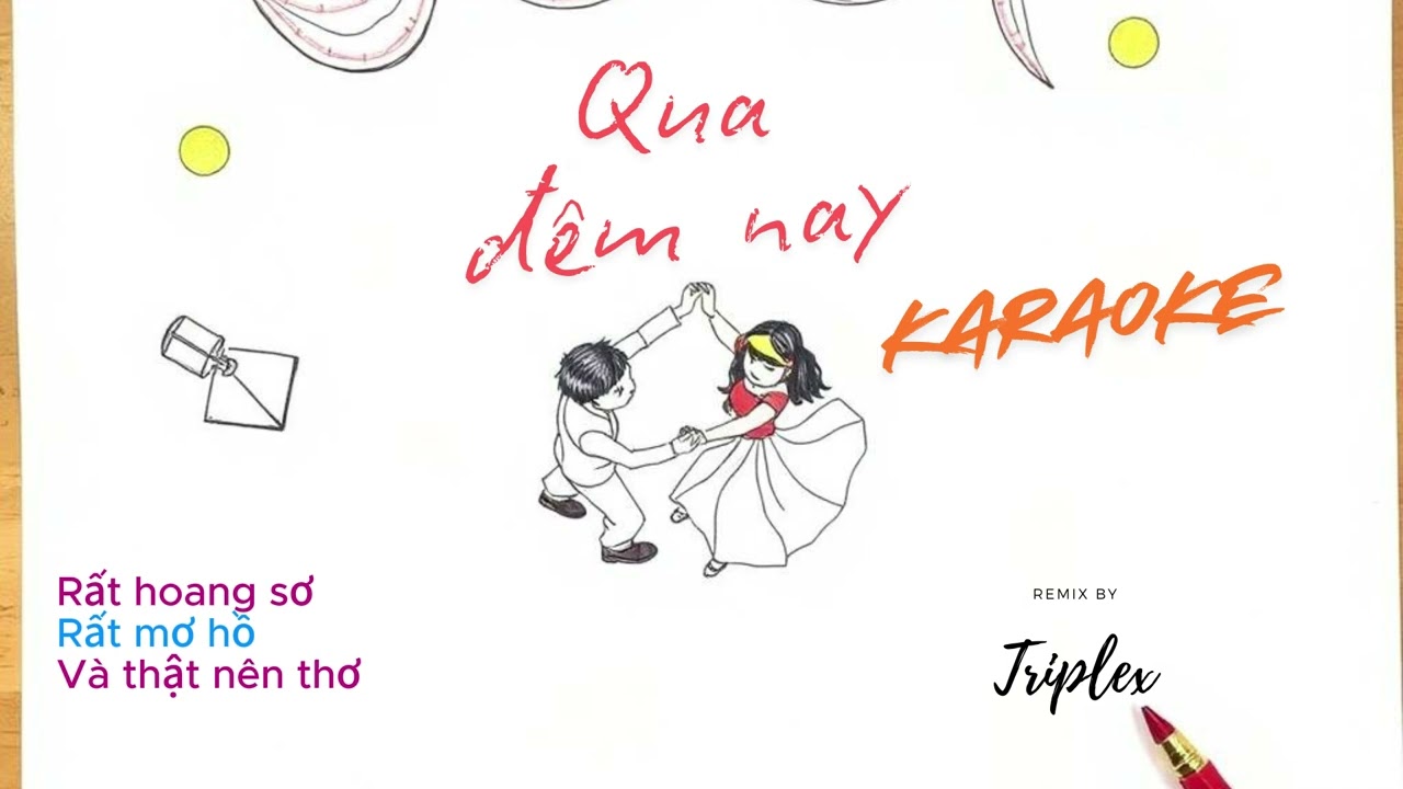 QUA ĐÊM NAY REMIX KARAOKE | TRIPLEX REMIX | TIK TOK REMIX |